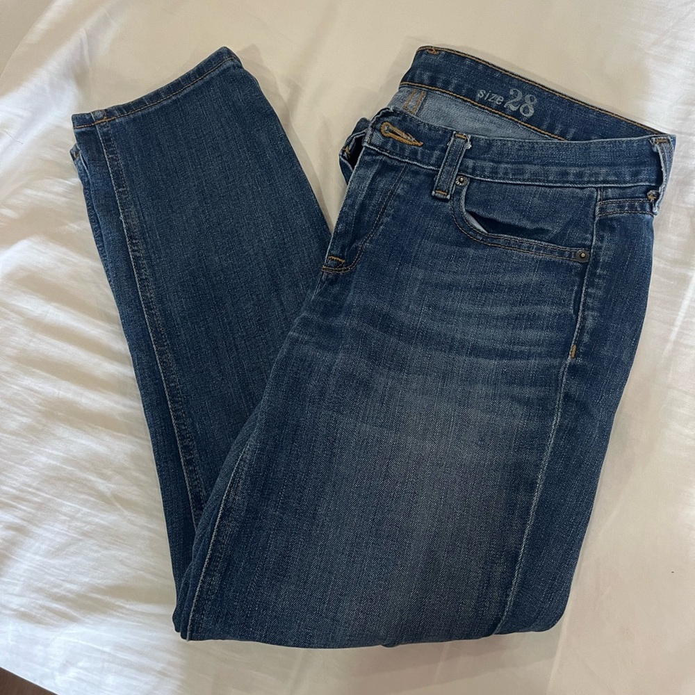 J. Crew cropped matchstick pants size 28